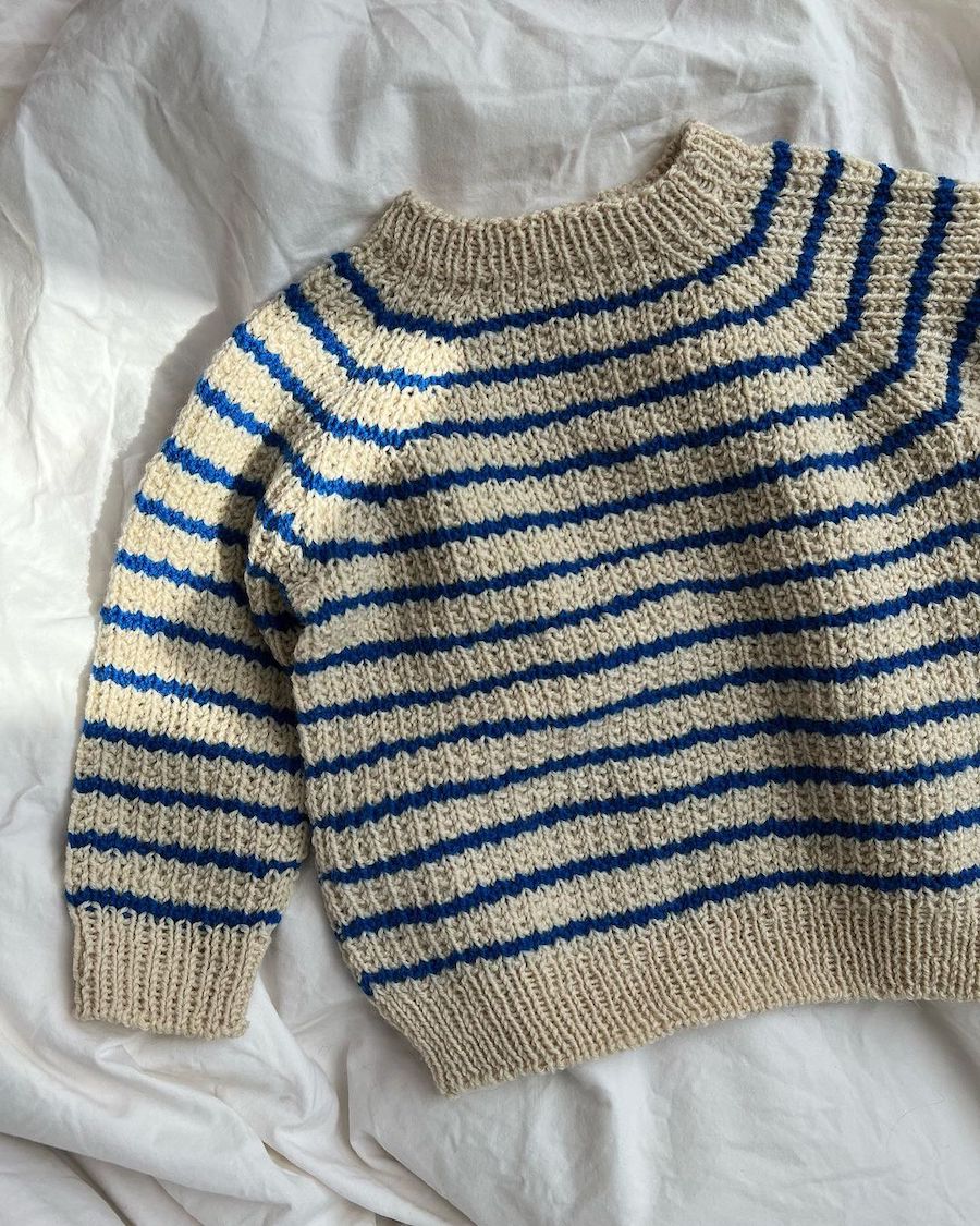 PetiteKnit Breipatroon Friday Sweater Baby - Engelstalig