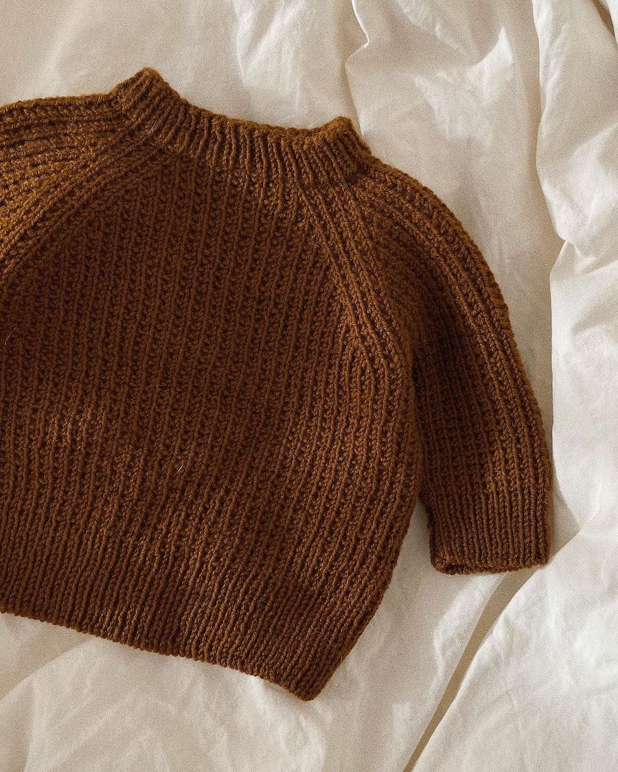 PetiteKnit Breipatroon Friday Sweater Baby - Engelstalig
