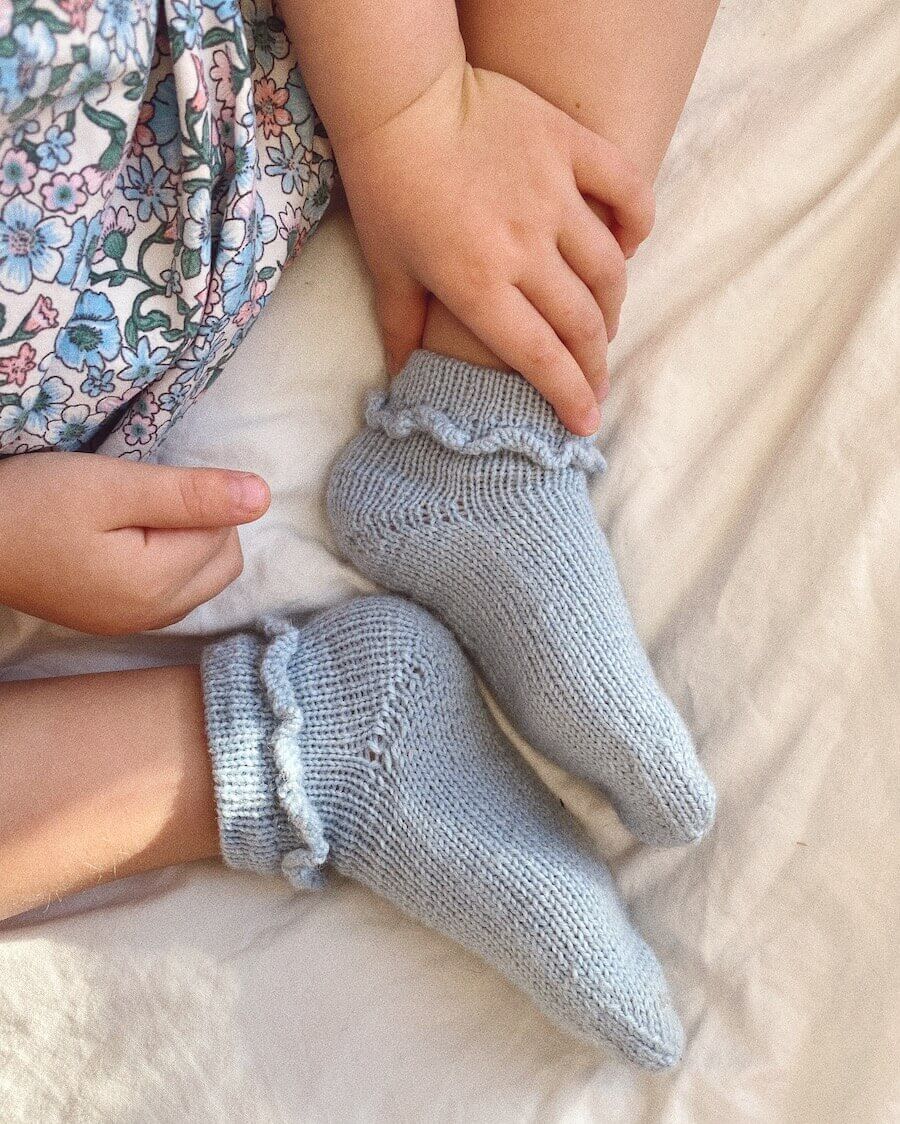 Ruffle Socks Junior PetiteKnit