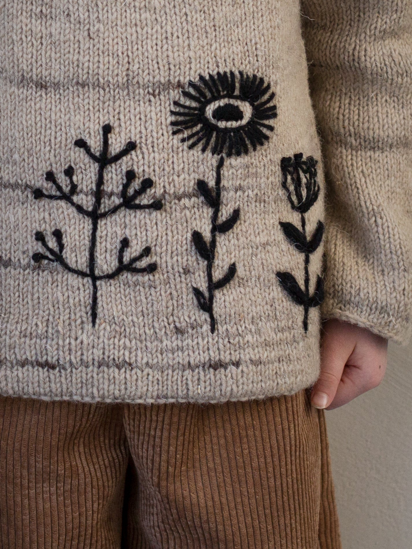 Embroidery on knits Higuchi-San