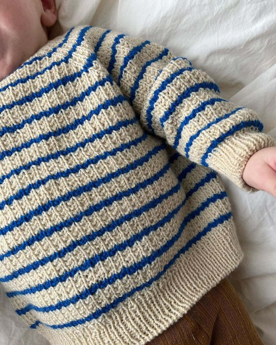 PetiteKnit Breipatroon Friday Sweater Baby - Engelstalig