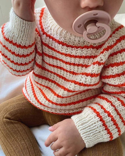 PetiteKnit Breipatroon Friday Sweater Baby - Engelstalig