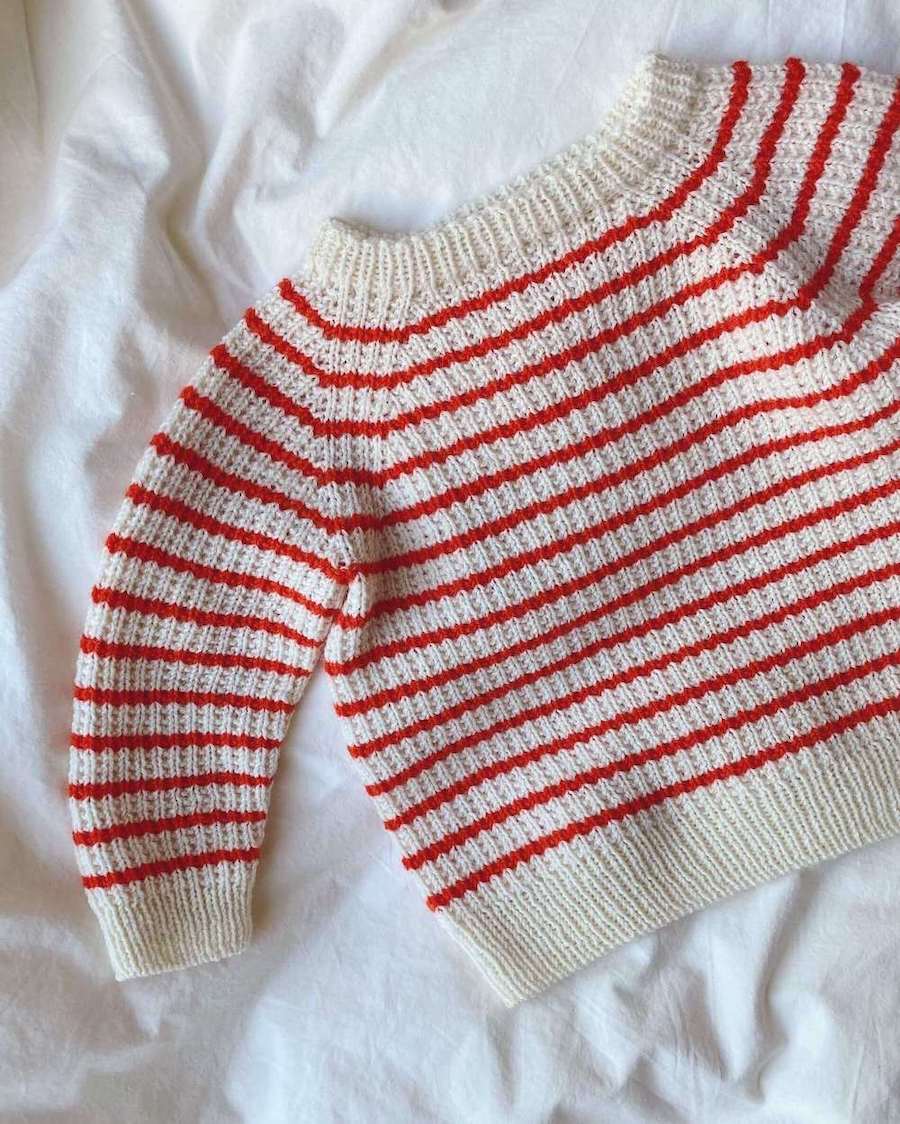 PetiteKnit Breipatroon Friday Sweater Baby - Engelstalig