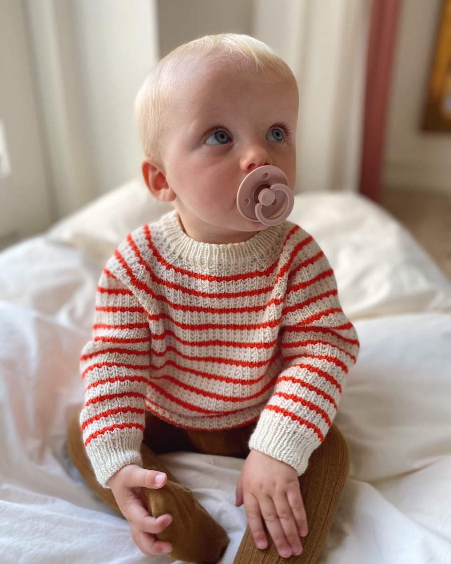 PetiteKnit Breipatroon Friday Sweater Baby - Engelstalig