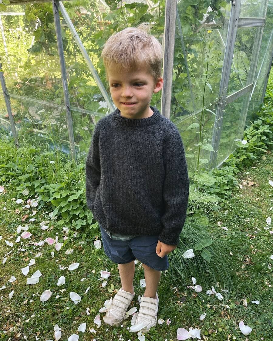 Kind drasgt PetiteKnit Hanstholm Sweater Junior